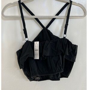 J. Crew Black Strapless Top